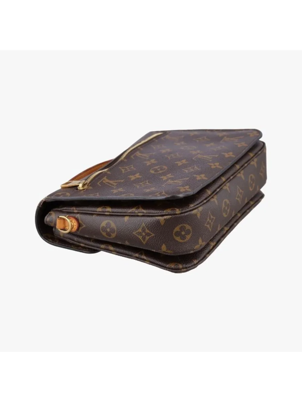 Louis Vuitton Pochette Metis MM Monogram Brown Canvas Handbag